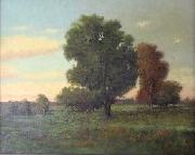 Charles S. Dorion summers day landscape oil painting